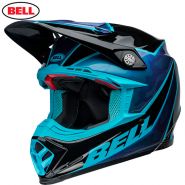 Шлем Bell Moto-9S Flex Sprite, Сине-черный