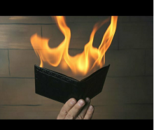 Огненный кошелек Deluxe Fire Wallet by Tora