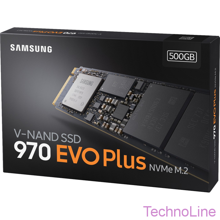 Накопитель SSD M2 500Gb Samsung 970 EVO Plus MZ-V7S500BW