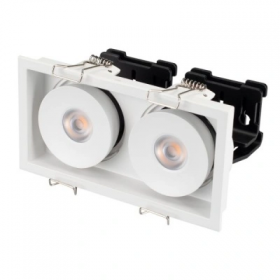 Светильник Arlight CL-SIMPLE-S148x80-2x9W Day4000 Белый, Металл 028150 / Арлайт