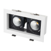 Светильник Arlight CL-KARDAN-S180x102-2x9W Warm Белый, Металл 024130 / Арлайт