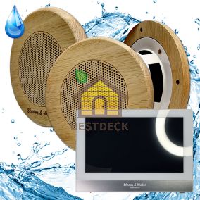 Комплект домашней акустической системы с караоке-усилителем Steam & Water SOUND SAUNA R3