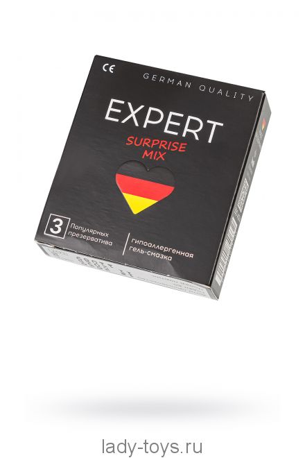 Презервативы EXPERT Surprise Mix Germany 3 шт. (Микс)