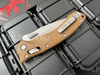 Нож Microtech Amphibian Ram-Lok S/E Fluted Tan