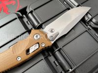 Нож Microtech Amphibian Ram-Lok S/E Fluted Tan