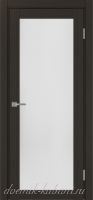 Межкомнатная дверь ТУРИН 501.2 ЭКО-шпон Венге, стекло - Крезет бесцветное