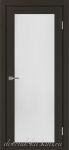 Межкомнатная дверь ТУРИН 501.2 ЭКО-шпон Венге, стекло - Крезет бесцветное