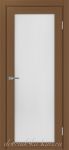 Межкомнатная дверь ТУРИН 501.2 ЭКО-шпон Орех. стекло - Крезет бесцветное