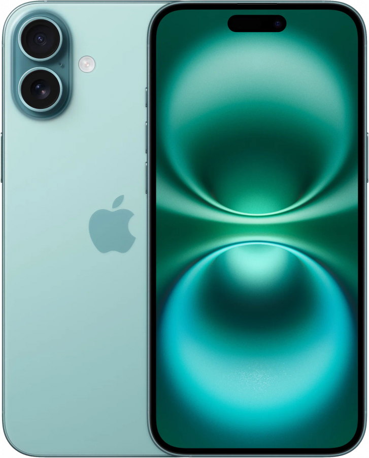 Apple iPhone 16 Plus 128 ГБ, Dual: nano SIM + eSIM, Teal [Japan]