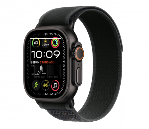 Apple Watch Ultra 2 (2024) 49mm Black Titanium, ремешок Trail Loop