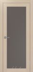 Межкомнатная дверь ТУРИН 501.2 ЭКО-шпон Дуб беленый. стекло - Бронза матовое
