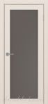 Межкомнатная дверь ТУРИН 501.2 ЭКО-шпон Ясень перламутровый. стекло - Бронза матовое