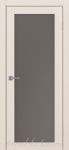 Межкомнатная дверь ТУРИН 501.2 ЭКО-шпон Ясень перламутровый. стекло - Крезет бронза