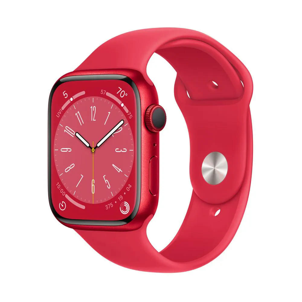 Apple Watch Series 8 41mm (GPS) Red Aluminum Case with Red Sport Band (MNP73)
