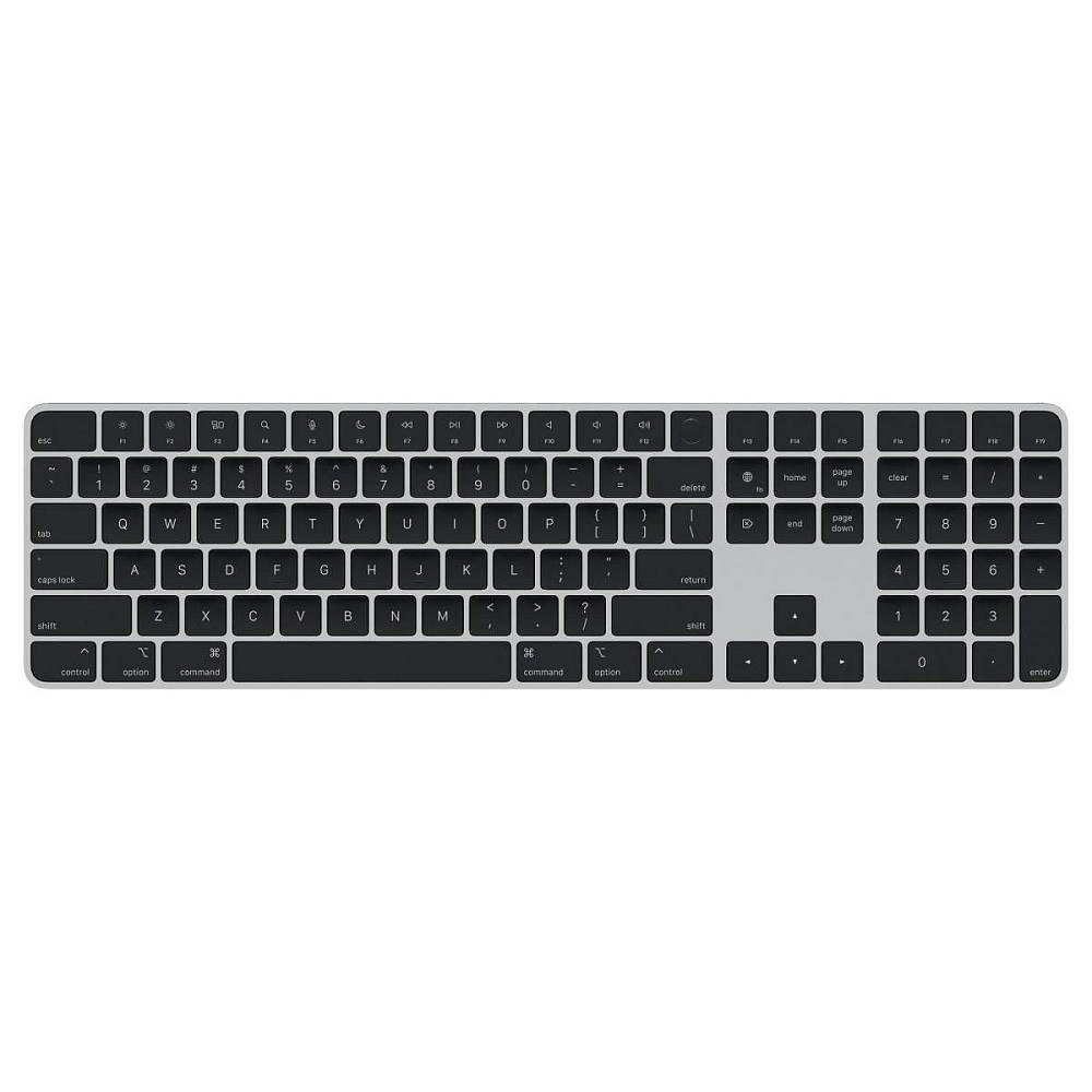 Беспроводная клавиатура Apple Magic Keyboard with Touch ID and Numeric Keypad русская (черный) (MMMR3)