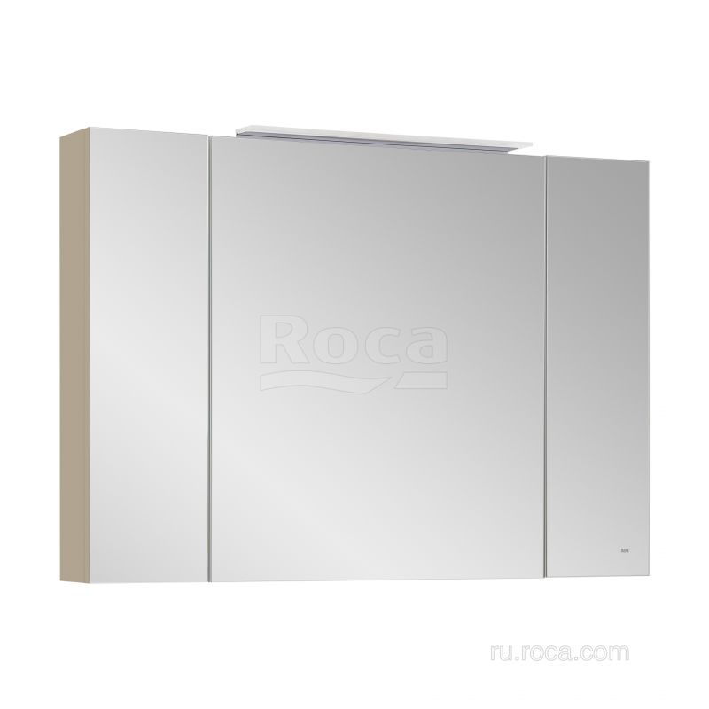 Зеркальный шкаф Roca Oleta 100 капучино матовый, A857648515