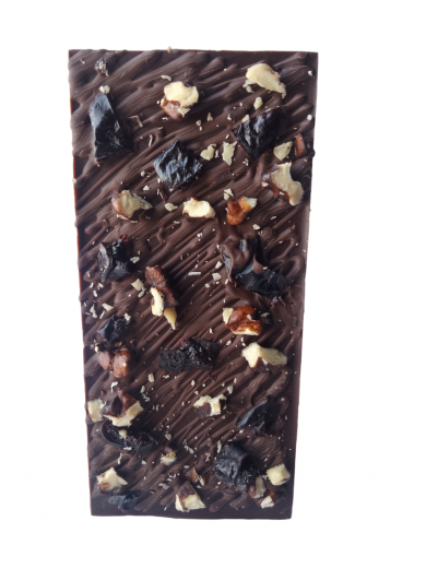 Чернослив грецкий орех - тёмный шоколад 52,6% какао
