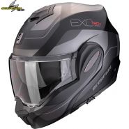 Шлем Scorpion Exo-Tech Evo Pro Commuta, Черно матовый-серебристый