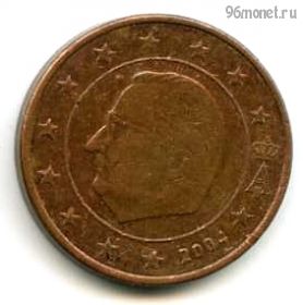 Бельгия 1 евроцент 2004