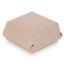 Коробка для бургера "BURGER M" 118х108х60мм OSQ картон, крафт