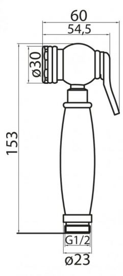 Гигиенический душ Cezares CZR-ID4-01 схема 2