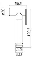 Гигиенический душ Cezares CZR-ID2-01 схема 2