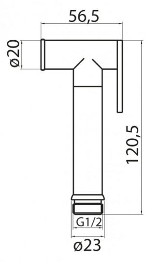 Гигиенический душ Cezares CZR-ID2-01 схема 2