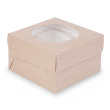 Коробка для маффинов "MUF 4" 160х160х100мм OSQ