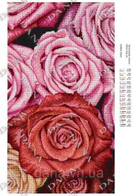 Dana DANA-3550 Розовое панно схема для вышивки бисером купить в магазине Золотая Игла
