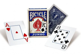 Bicycle JUMBO Playing Cards (Blue)