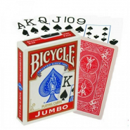 Bicycle JUMBO Playing Cards (Red)