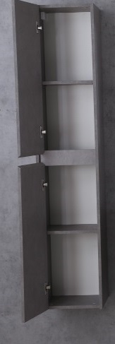 Шкаф подвесной, с двумя распашными дверцами с доводчиками левосторонний BelBagno KRAFT-1600-2A-SC-PG-L ФОТО