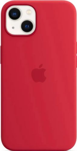 Силиконовый чехол для iPhone 13 Mini (Красный)