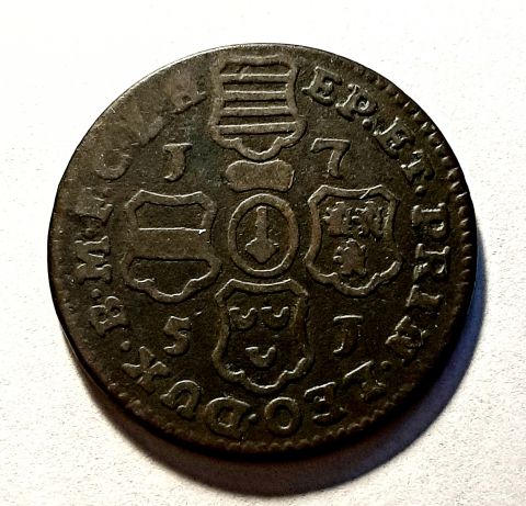 2 лиарда 1751 Льеж Бавария XF