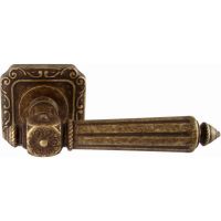 Дверная ручка на розетке 246 Nike Q Античная бронза